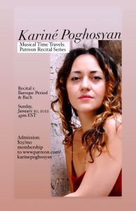 Concert Pianist | New York | Musical Time Travels | Karine Poghosyan
