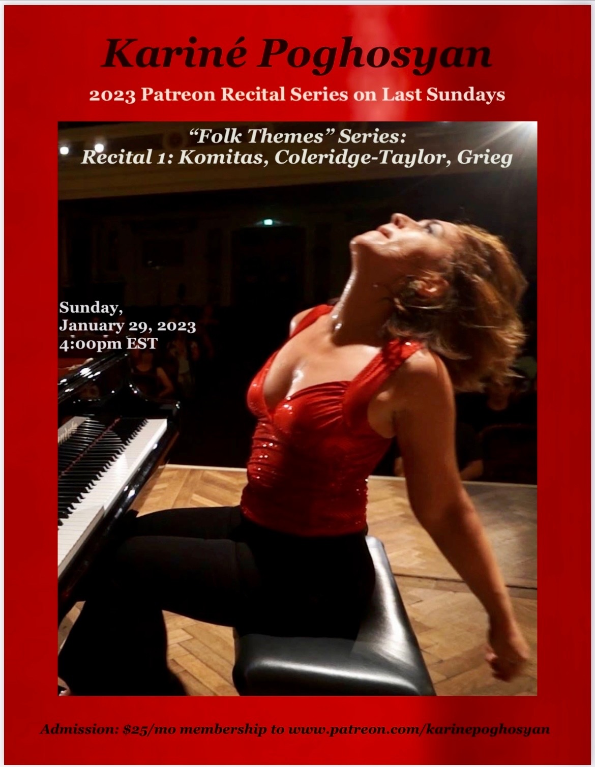 Concert Pianist | New York | Patreon Concert Patron | Karine Poghosyan